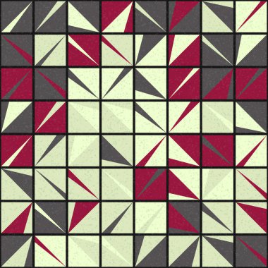 Soyut Geometrik Desen üretken hesaplama sanatı çizimi