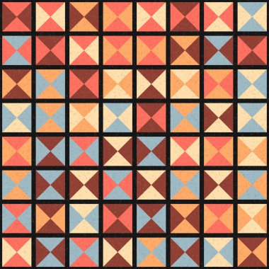 Soyut Geometrik Desen üretken hesaplama sanatı çizimi 