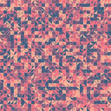 Soyut Geometrik Desen üretken hesaplama sanatı çizimi