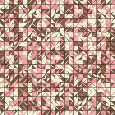 Soyut çapraz desenli üretken hesaplama sanatı çizimi