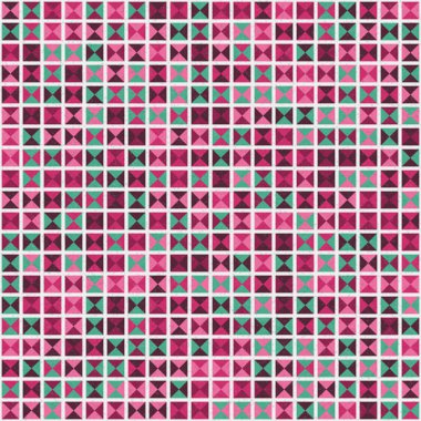 Üretken hesaplama sanatıyla soyut geometrik desen