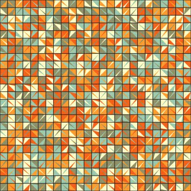 Soyut Geometrik Desen üretken hesaplama sanatı çizimi