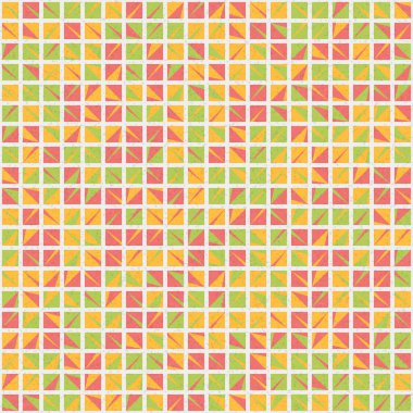 Soyut çapraz desenli üretken hesaplama sanatı çizimi