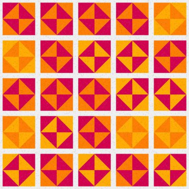 Soyut Geometrik Desen üretken hesaplama sanatı çizimi 