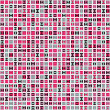 Soyut çapraz desenli üretken hesaplama sanatı çizimi