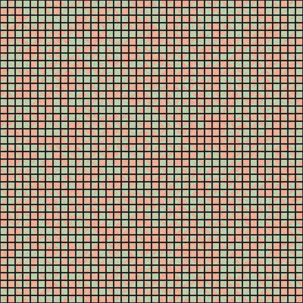 Abstrakte Kreuzmuster Generative Computergestützte Kunst Illustration — Stockvektor