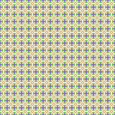 Soyut Geometrik Desen üretken hesaplama sanatı çizimi