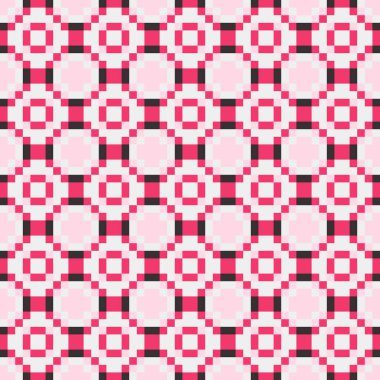 Soyut Geometrik Desen üretken hesaplama sanatı çizimi