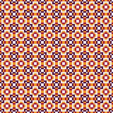 Soyut Geometrik Desen üretken hesaplama sanatı çizimi