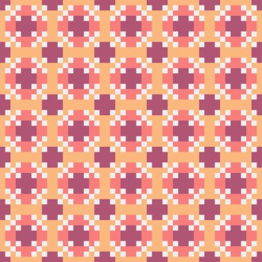 Soyut çapraz desen, üretken hesaplama sanatı illüstrasyonu