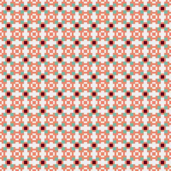 Schéma Croisé Abstrait Illustration Art Computationnel Génératif — Image vectorielle