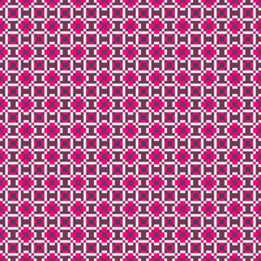 Soyut Çapraz Düzen. Noktalı arka plan. Geometrik Vektör İllüstrasyonu