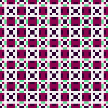 Soyut Çapraz Düzen. Noktalı arka plan. Geometrik Vektör İllüstrasyonu