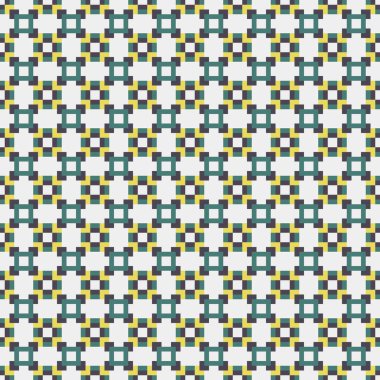 Soyut Çapraz Düzen. Noktalı arka plan. Geometrik Vektör İllüstrasyonu