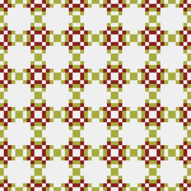 Soyut Çapraz Düzen. Noktalı arka plan. Geometrik Vektör İllüstrasyonu