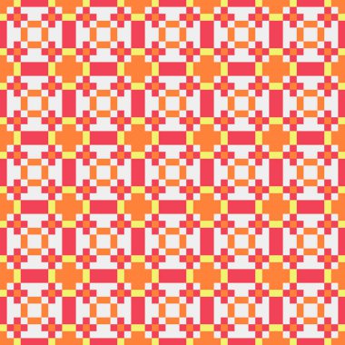 Soyut Çapraz Düzen. Noktalı arka plan. Geometrik Vektör İllüstrasyonu