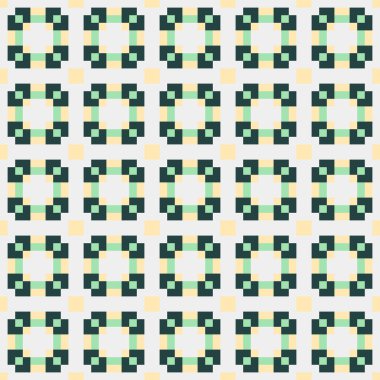 Soyut Çapraz Düzen. Noktalı arka plan. Geometrik Vektör İllüstrasyonu