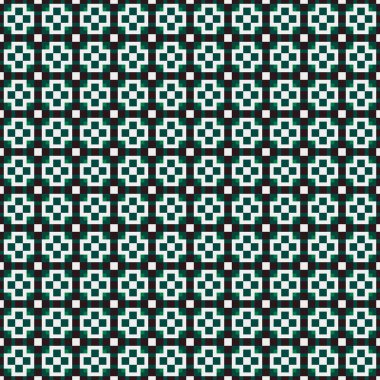 Soyut çapraz desenli üretken hesaplama sanatı çizimi