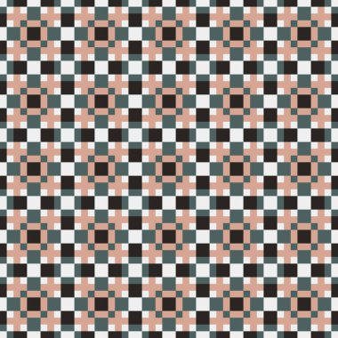 Soyut çapraz desenli üretken hesaplama sanatı çizimi