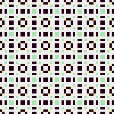 Soyut çapraz desenli üretken hesaplama sanatı çizimi