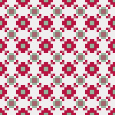 Soyut çapraz desenli üretken hesaplama sanatı çizimi