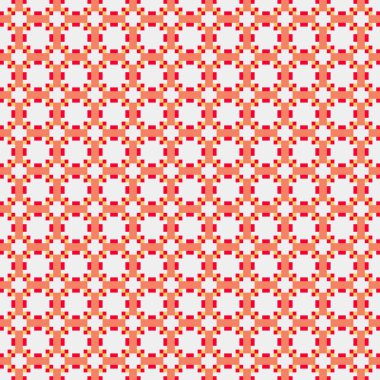 Soyut çapraz desenli üretken hesaplama sanatı çizimi