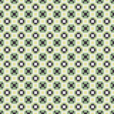 Soyut çapraz desenli üretken hesaplama sanatı çizimi