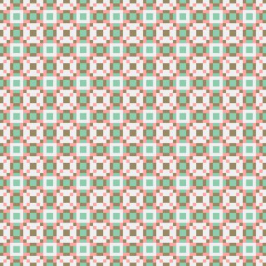 Soyut çapraz desenli üretken hesaplama sanatı çizimi