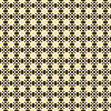 Soyut Çapraz Düzen. Noktalı arka plan. Geometrik Vektör İllüstrasyonu