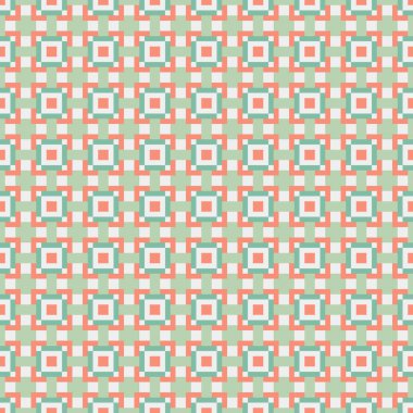 Soyut çapraz desenli üretken hesaplama sanatı çizimi