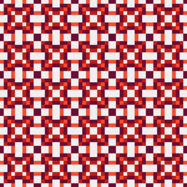 Soyut çapraz desenli üretken hesaplama sanatı çizimi