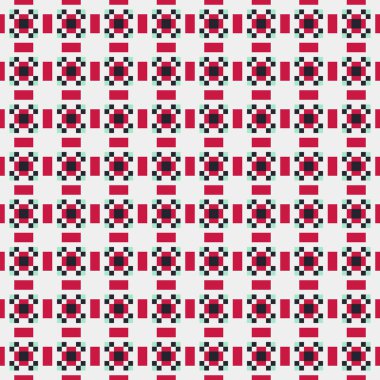 Soyut çapraz desenli üretken hesaplama sanatı çizimi