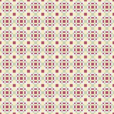 Soyut çapraz desenli üretken hesaplama sanatı çizimi