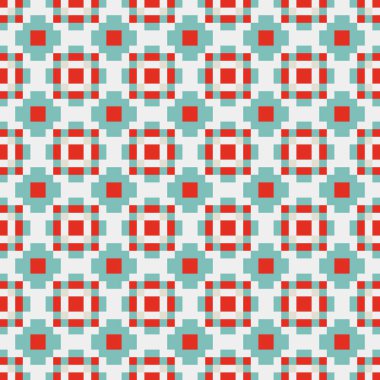 Soyut çapraz desenli üretken hesaplama sanatı çizimi