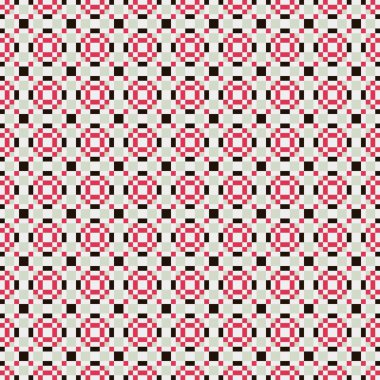 Soyut çapraz desenli üretken hesaplama sanatı çizimi