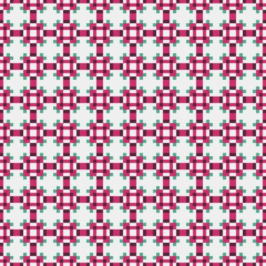 Soyut çapraz desenli üretken hesaplama sanatı çizimi