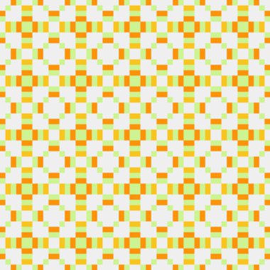 Soyut çapraz desenli üretken hesaplama sanatı çizimi