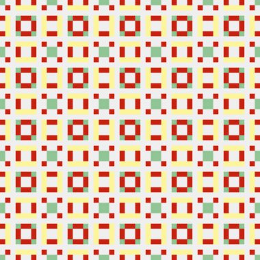 Soyut çapraz desenli üretken hesaplama sanatı çizimi