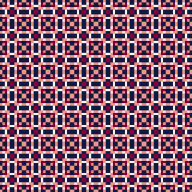 Soyut çapraz desenli üretken hesaplama sanatı çizimi