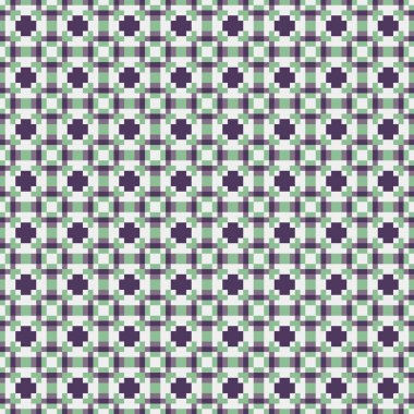 Soyut çapraz desenli üretken hesaplama sanatı çizimi