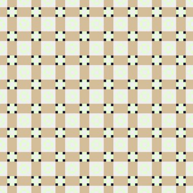 Soyut çapraz desenli üretken hesaplama sanatı çizimi