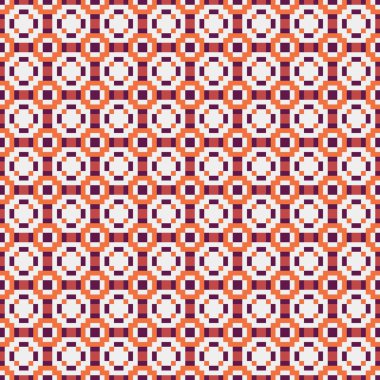 Soyut çapraz desenli üretken hesaplama sanatı çizimi