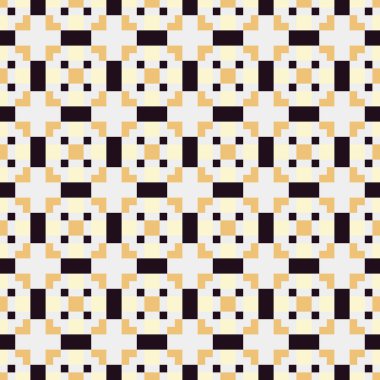 Soyut çapraz desenli üretken hesaplama sanatı çizimi