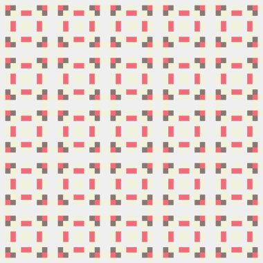 Soyut çapraz desenli üretken hesaplama sanatı çizimi