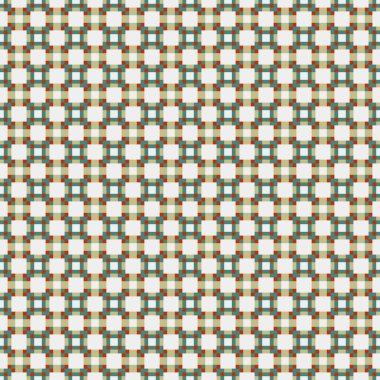 Soyut çapraz desenli üretken hesaplama sanatı çizimi