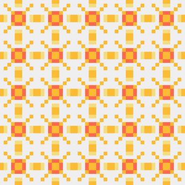 Soyut çapraz desenli üretken hesaplama sanatı çizimi