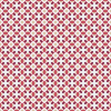 Soyut çapraz desenli üretken hesaplama sanatı çizimi