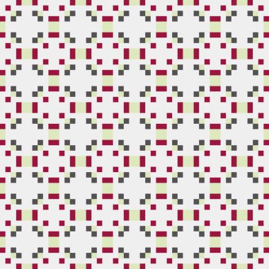 Soyut çapraz desenli üretken hesaplama sanatı çizimi