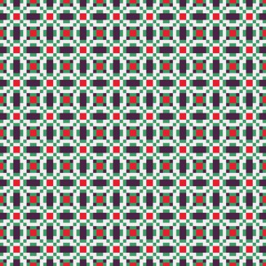 Soyut çapraz desenli üretken hesaplama sanatı çizimi