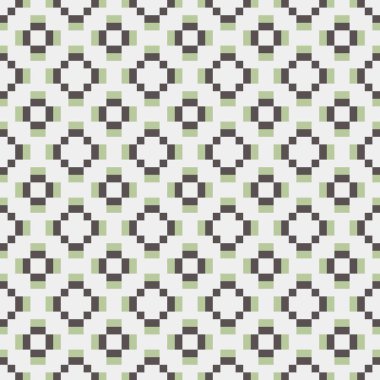 Soyut çapraz desenli üretken hesaplama sanatı çizimi